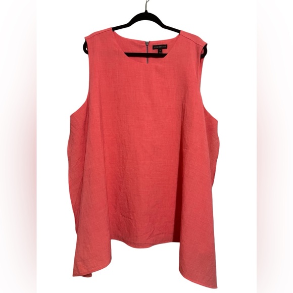 Lane Bryant Sharkbite Hem Shell Sleeveless Tank Top - Picture 3 of 6